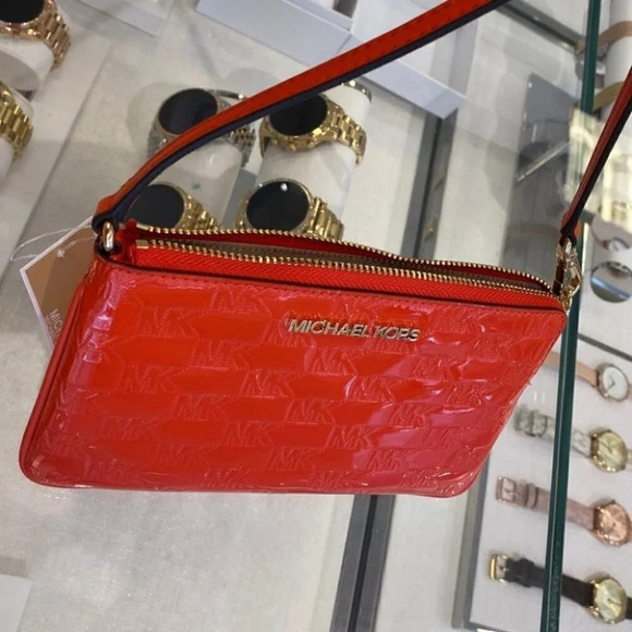 MK LG Gusset Wristlet Manda (to WM) - Picture 3 of 9